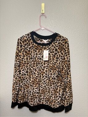 🐆 Large Size 12/14 Leopard Print Sweater